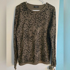 ZARA MAN Animal Print Sweater Size Medium